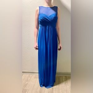 David’s Bridal Royal Blue Dress/Evening Gown, Bridesmaid, Prom